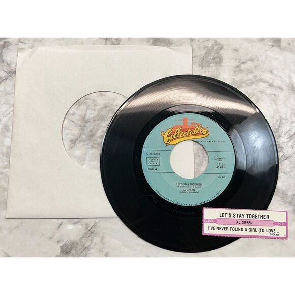 Al Green Lets Stay Together / I've Never Found a Girl 45 Vinyl Soul Funk - Picture 1 of 6